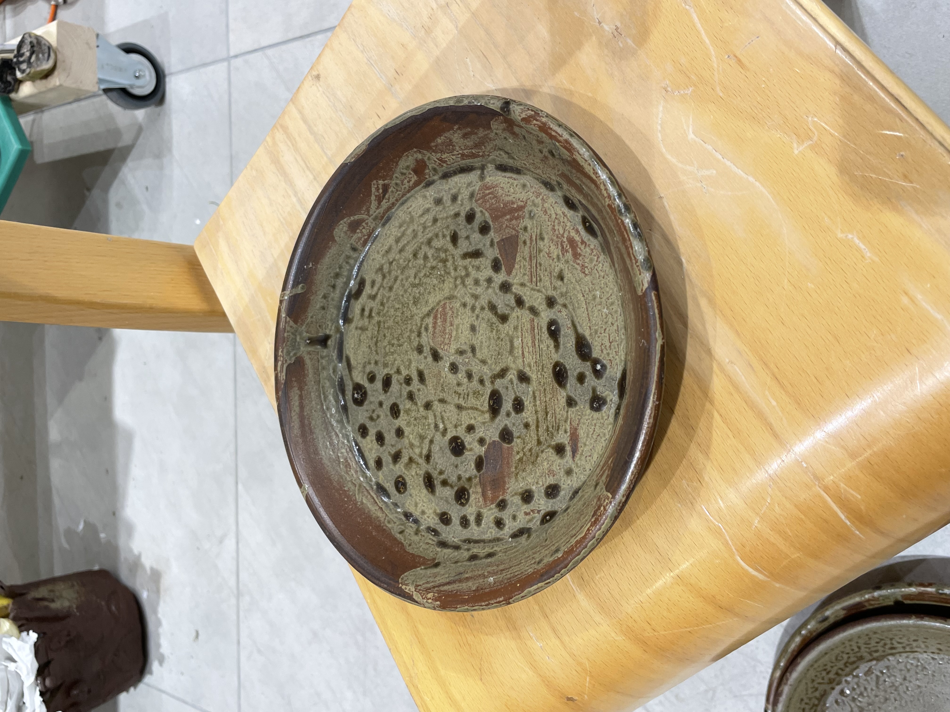 a cutlery set standing on a table