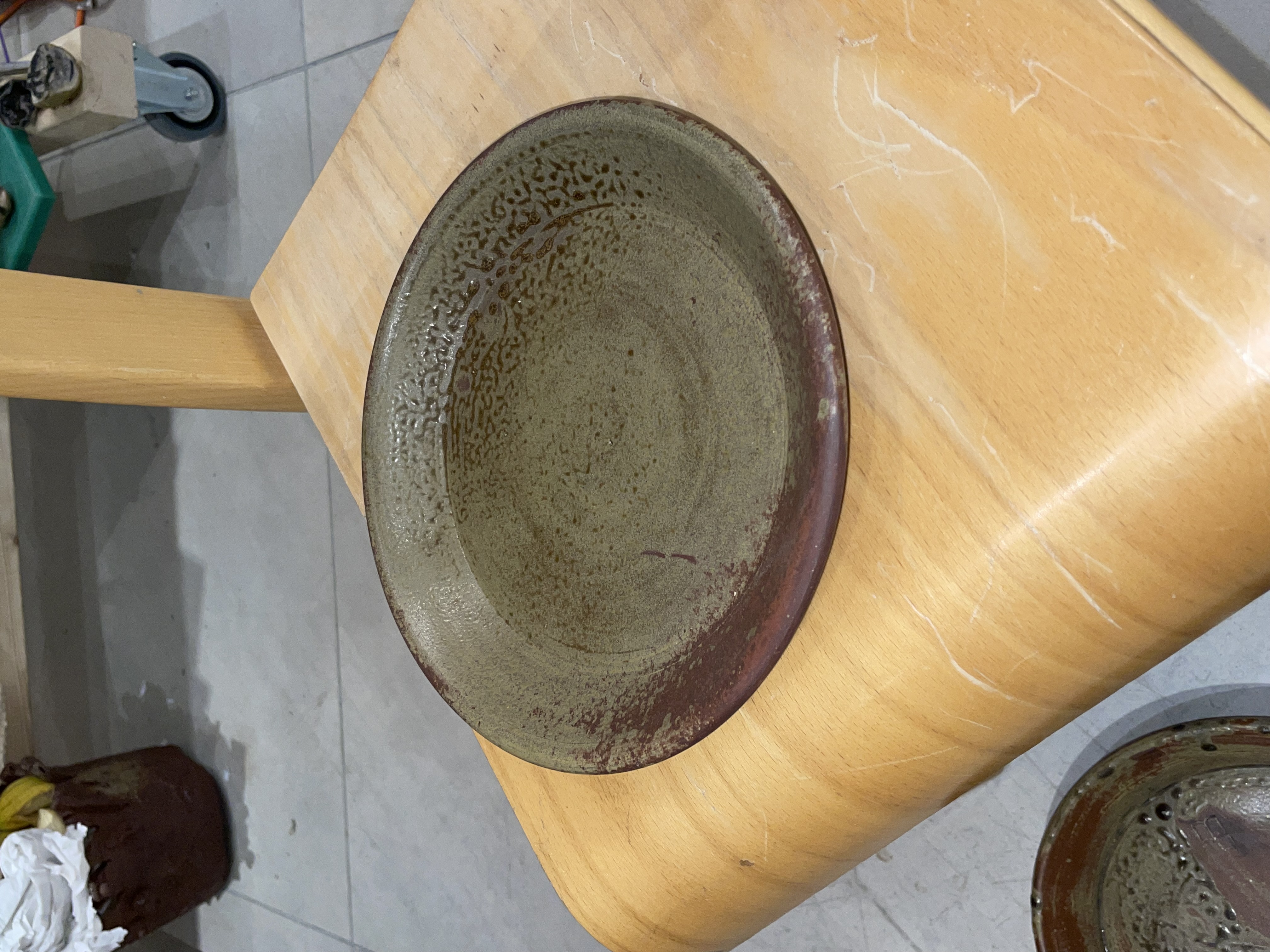 a cutlery set standing on a table