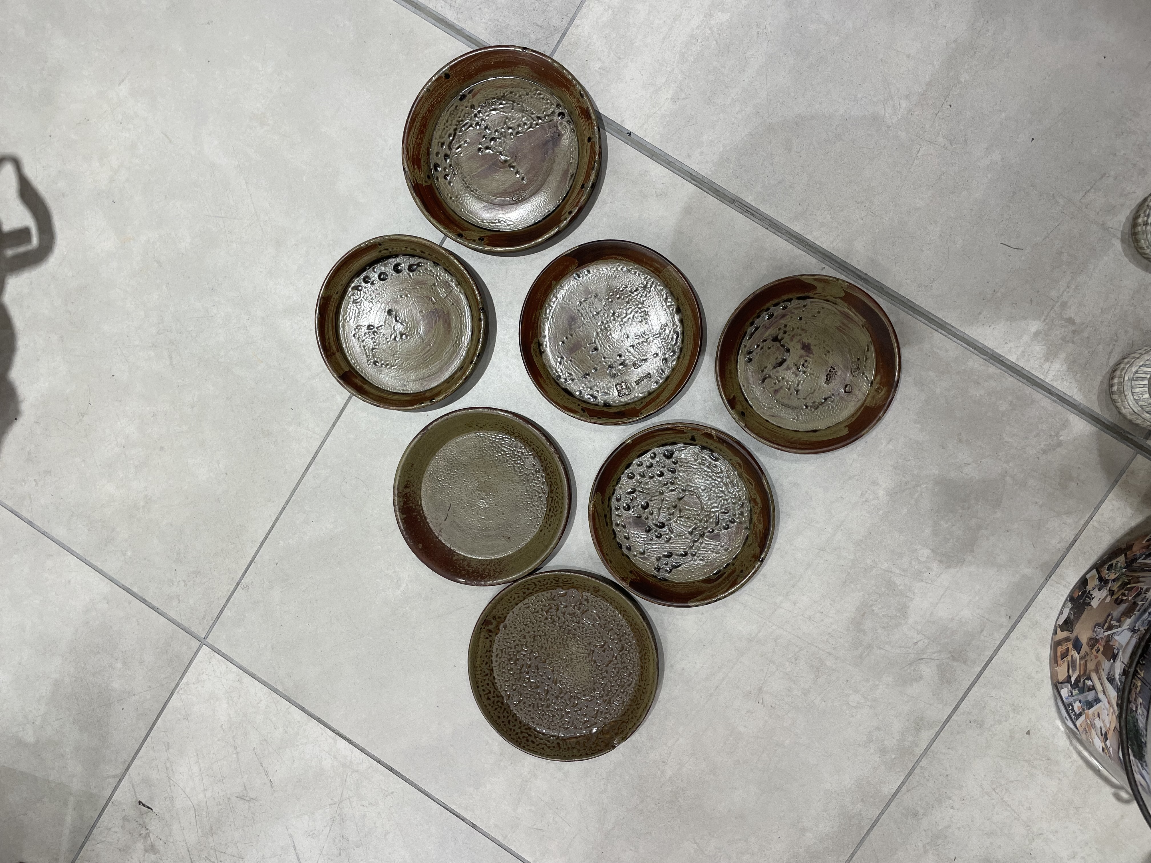 a cutlery set standing on a table